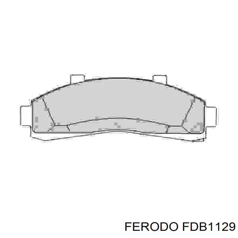 Колодки гальмівні передні, дискові FDB1129 Ferodo