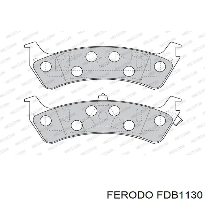 Задні гальмівні колодки Ferodo FDB1130 ціна, від 23.95 USD