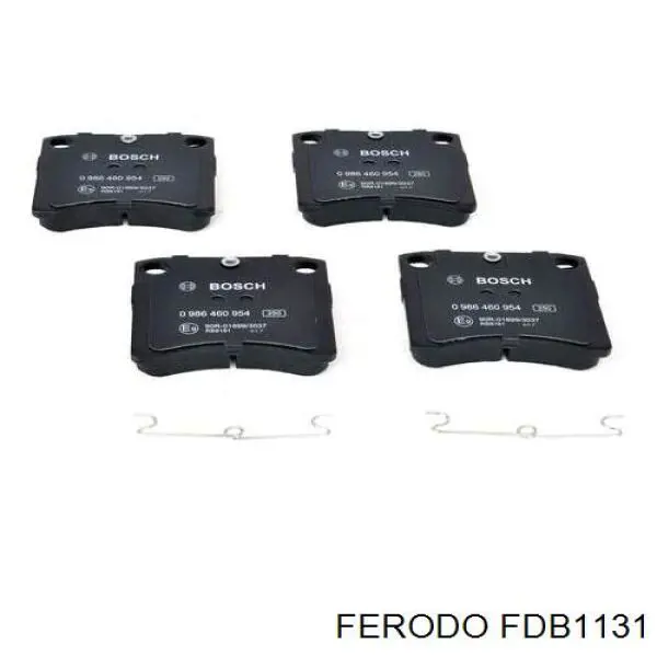 Купити FDB1131 Ferodo Колодки гальмівні передні, дискові