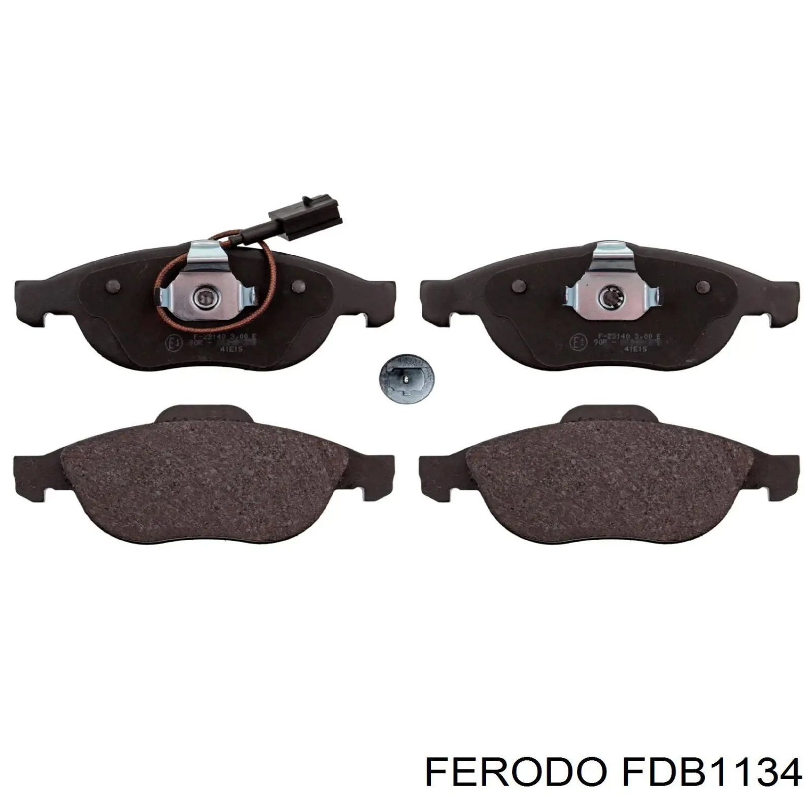 Гальмівні колодки Ferodo FDB1134 ціна, від 30.89 USD
