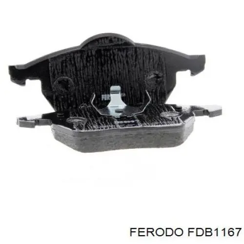 FDB1167 Ferodo колодки гальмівні передні, дискові