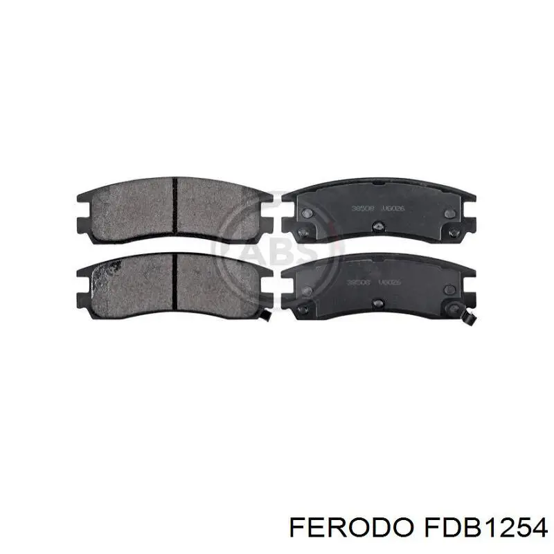Купити FDB1254 Ferodo Колодки гальмівні передні, дискові