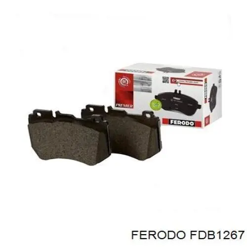 FDB1267 Ferodo колодки гальмівні передні, дискові