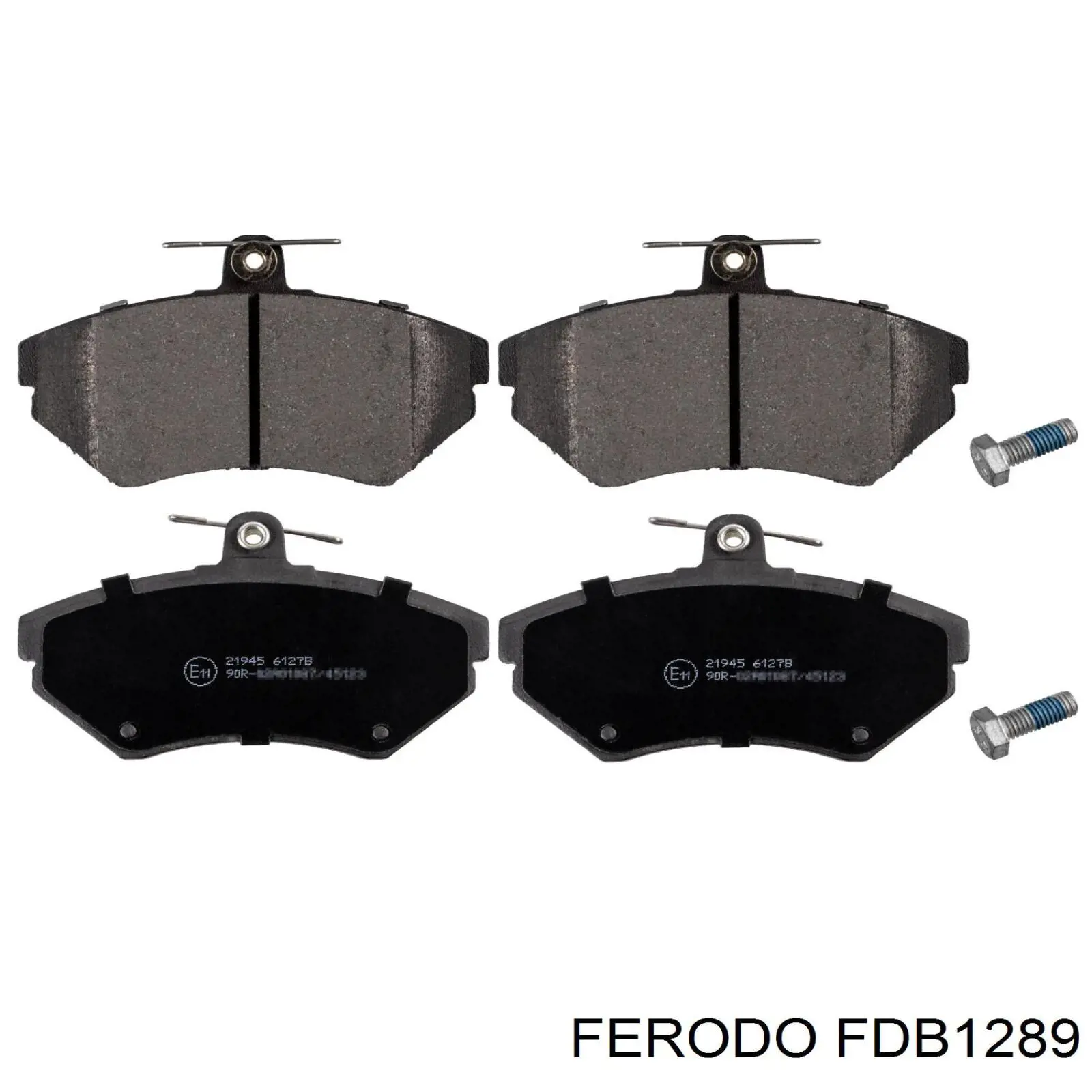 FDB1289 Ferodo колодки гальмівні передні, дискові
