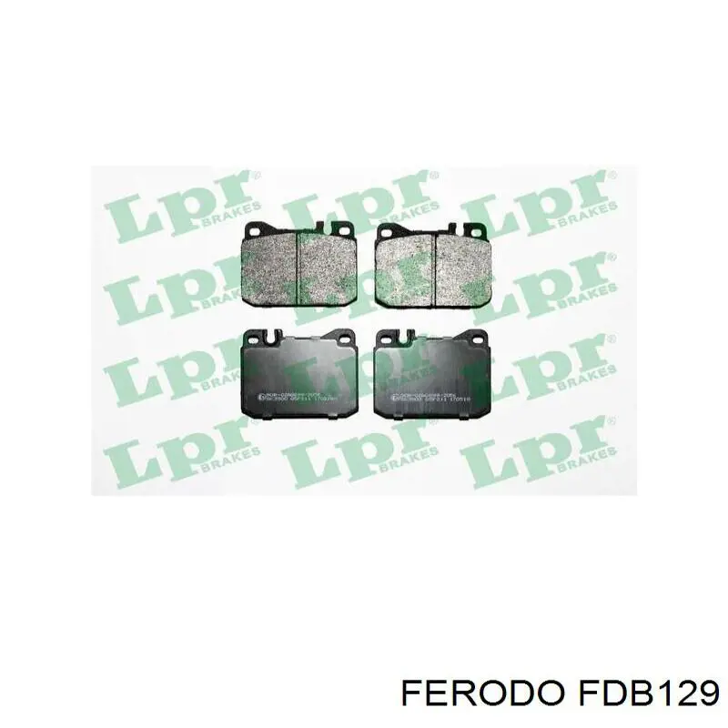 Тормозні колодки Ferodo FDB129