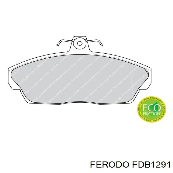 Купити FDB1291 Ferodo Колодки гальмівні передні, дискові