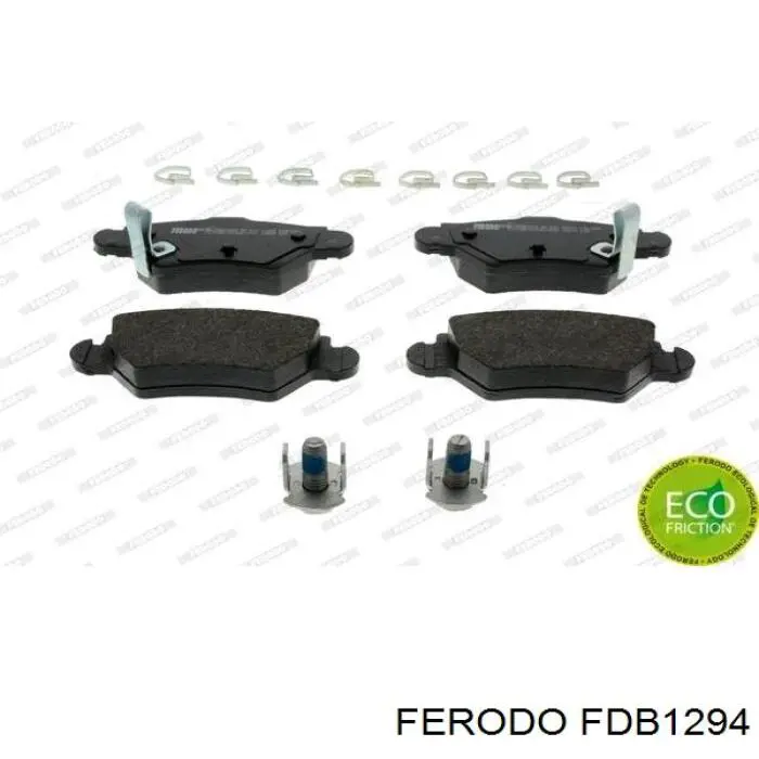 Задні дискові колодки Ferodo FDB1294