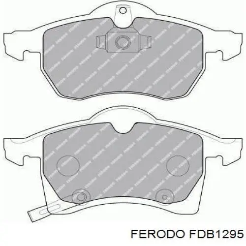 Гальмівні колодки Ferodo FDB1295 ціна, від 28.59 USD