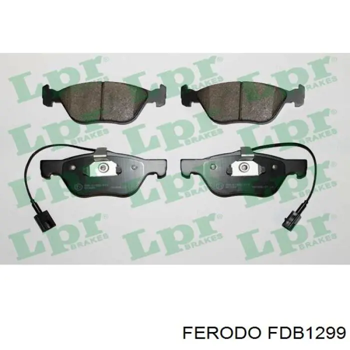 Гальмівні колодки Ferodo FDB1299 ціна, від 15.49 USD