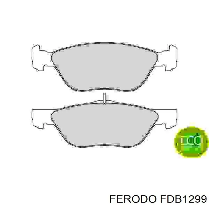 FDB1299 Ferodo колодки гальмівні передні, дискові