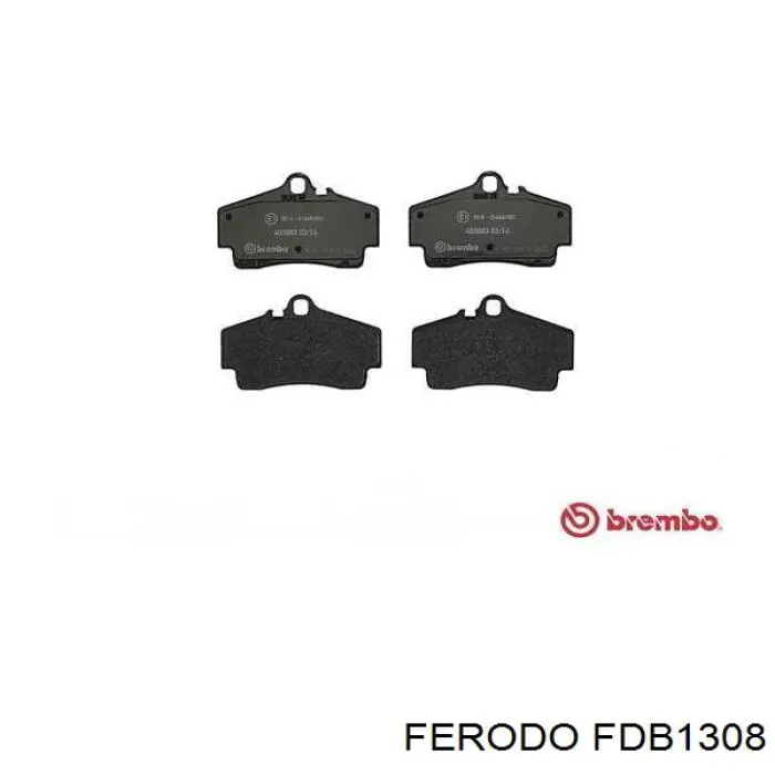 Задні гальмівні колодки Ferodo FDB1308 ціна, від 44.57 USD