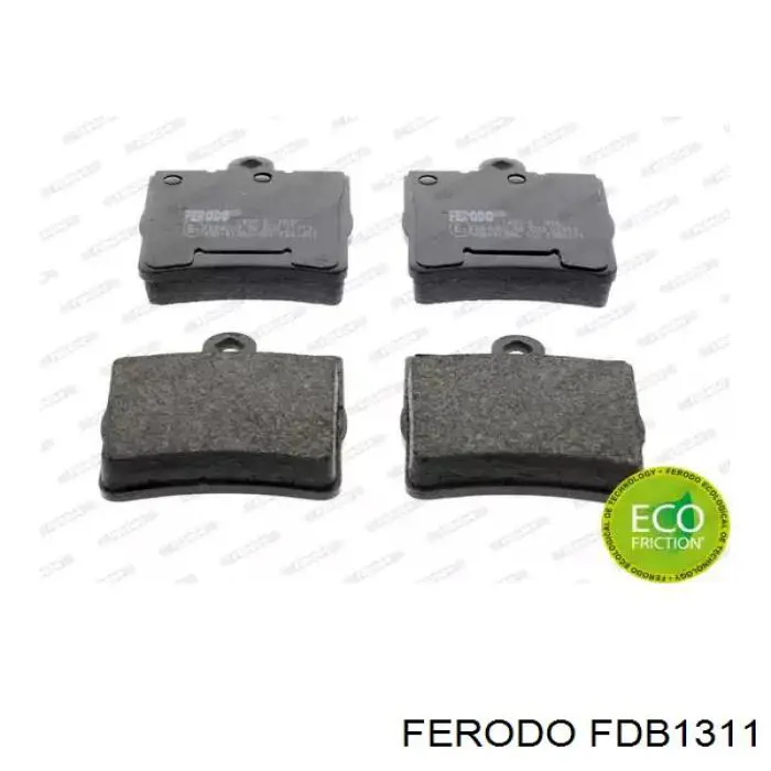 FDB1311 Ferodo колодки гальмові задні, дискові