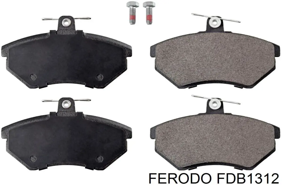 Гальмівні колодки Ferodo FDB1312 ціна, від 19.09 USD