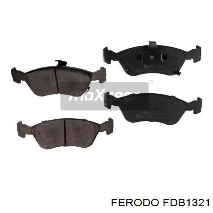 Купити FDB1321 Ferodo Колодки гальмівні передні, дискові
