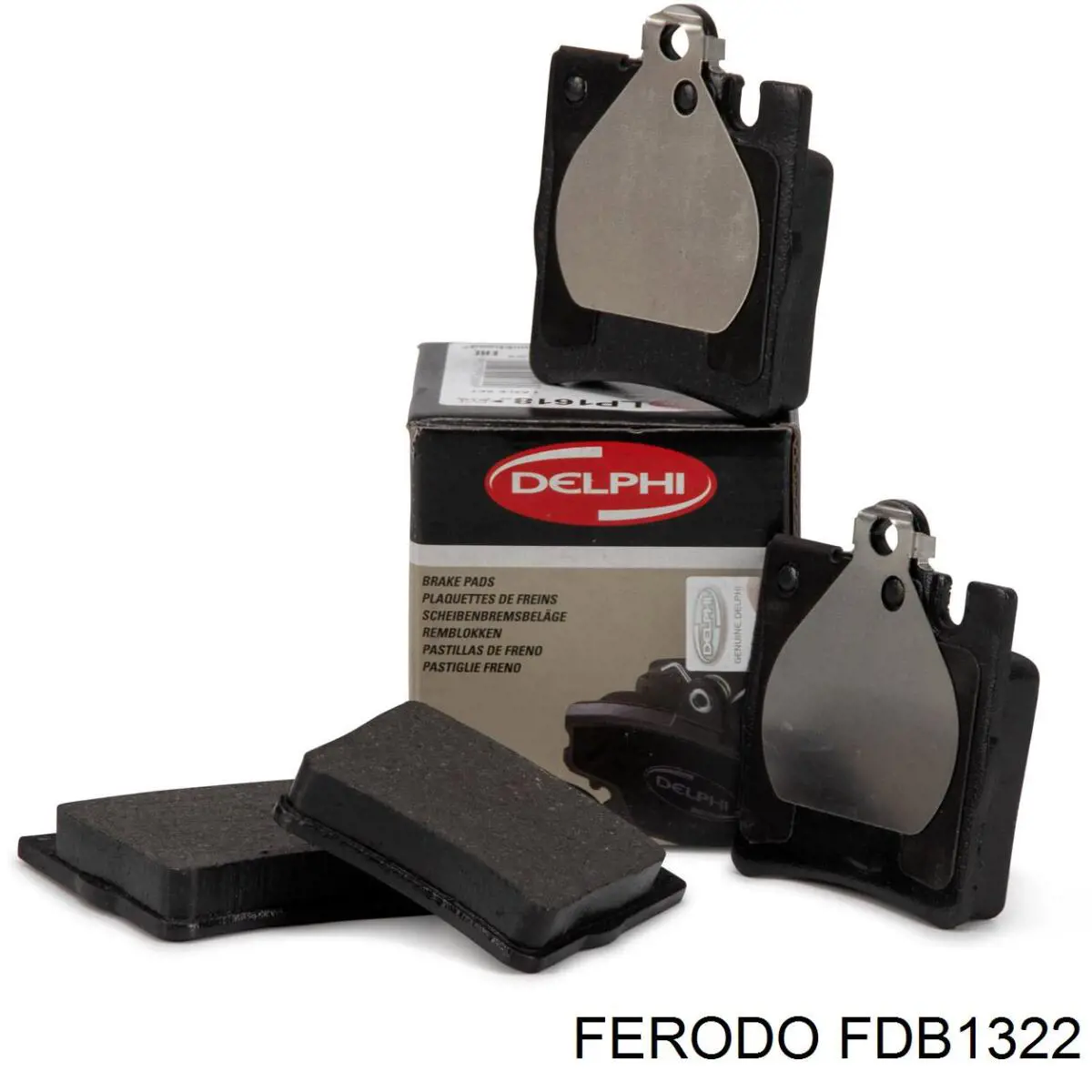 Задні гальмівні колодки FDB1322 Ferodo