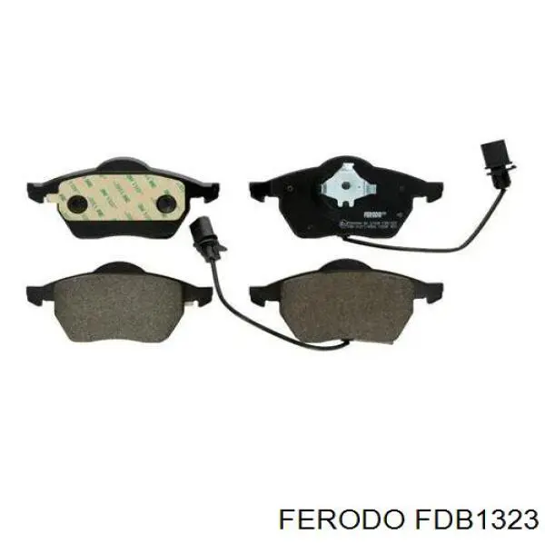 FDB1323 Ferodo колодки гальмівні передні, дискові
