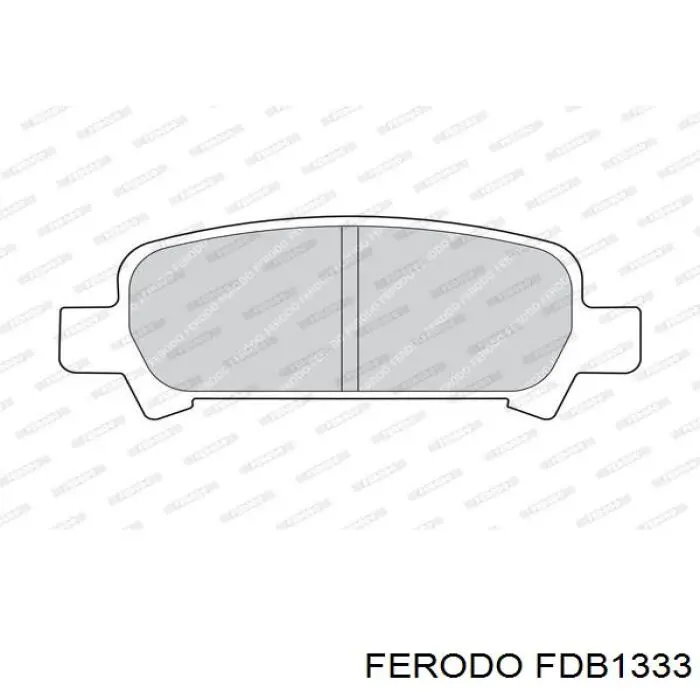 Задні гальмівні колодки Ferodo FDB1333 ціна, від 18.55 USD