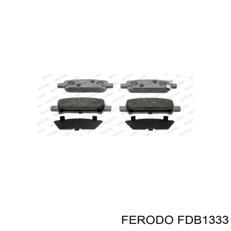 FDB1333 Ferodo Колодки гальмівні задні, дискові