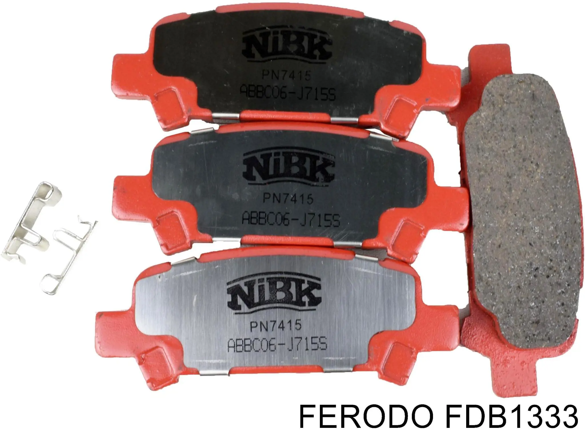 Задні гальмівні колодки FDB1333 Ferodo