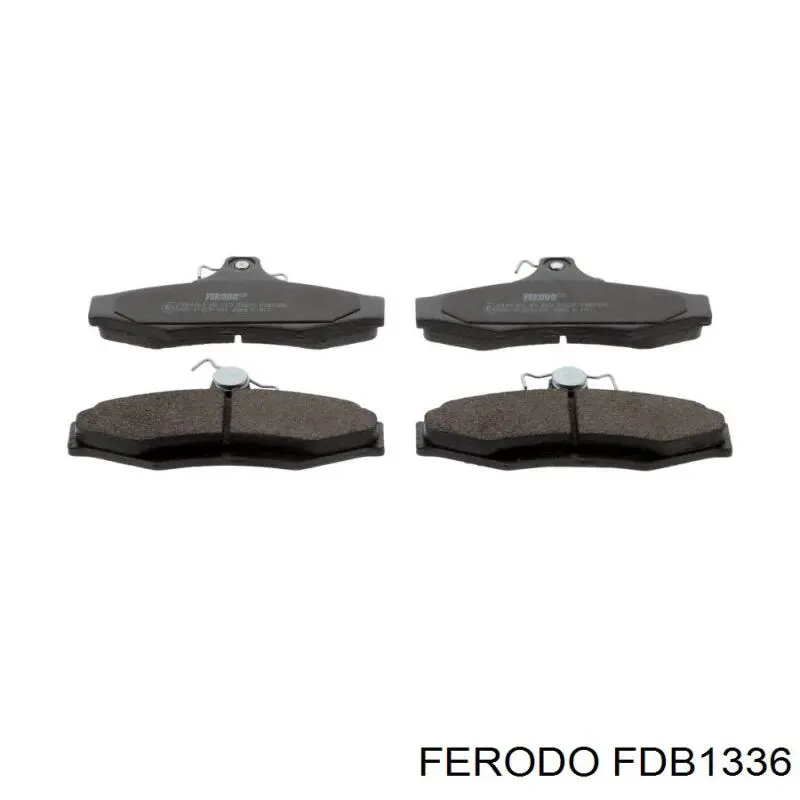 FDB1336 Ferodo колодки гальмові задні, дискові