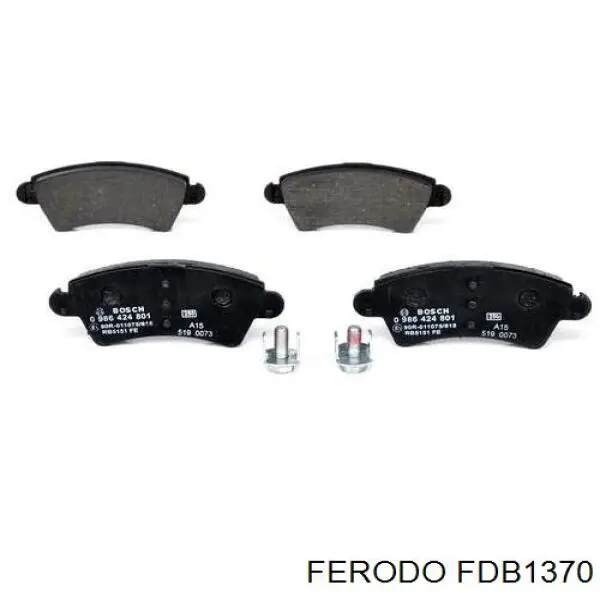 FDB1370 Ferodo колодки гальмівні передні, дискові