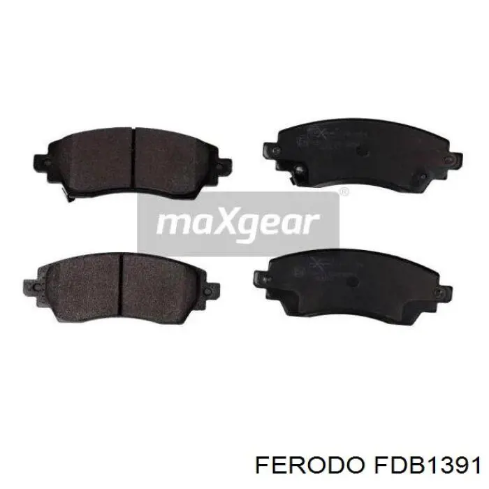 Гальмівні колодки Ferodo FDB1391 ціна, від 18.14 USD