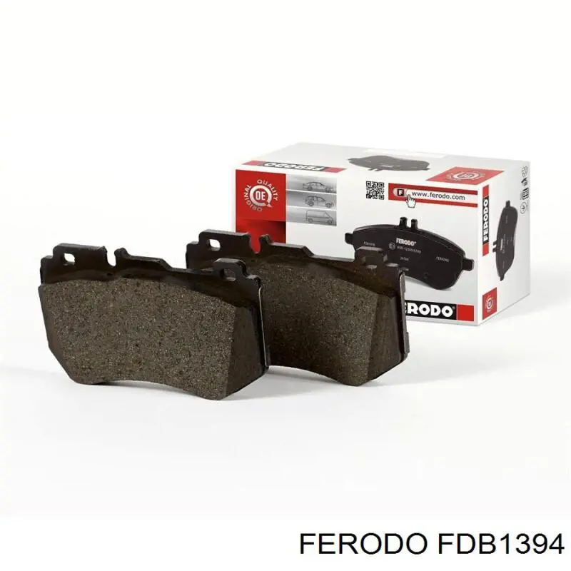 FDB1394 Ferodo колодки гальмівні передні, дискові