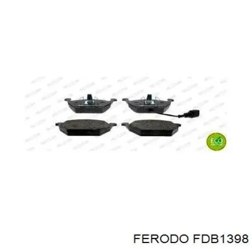 FDB1398 Ferodo Передні гальмівні колодки
