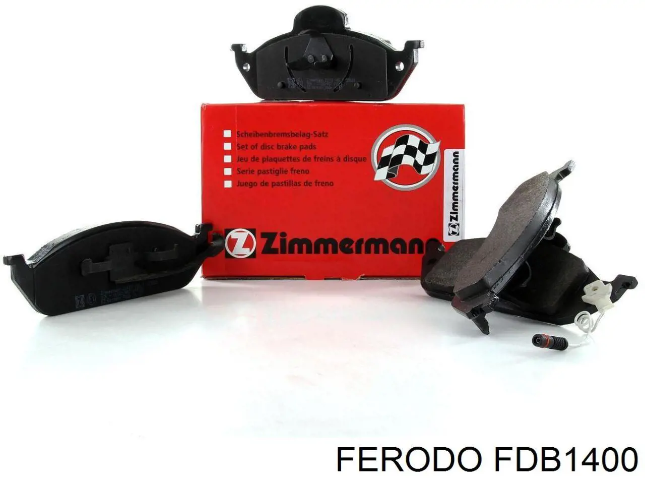 Гальмівні колодки Ferodo FDB1400 ціна, від 40.33 USD