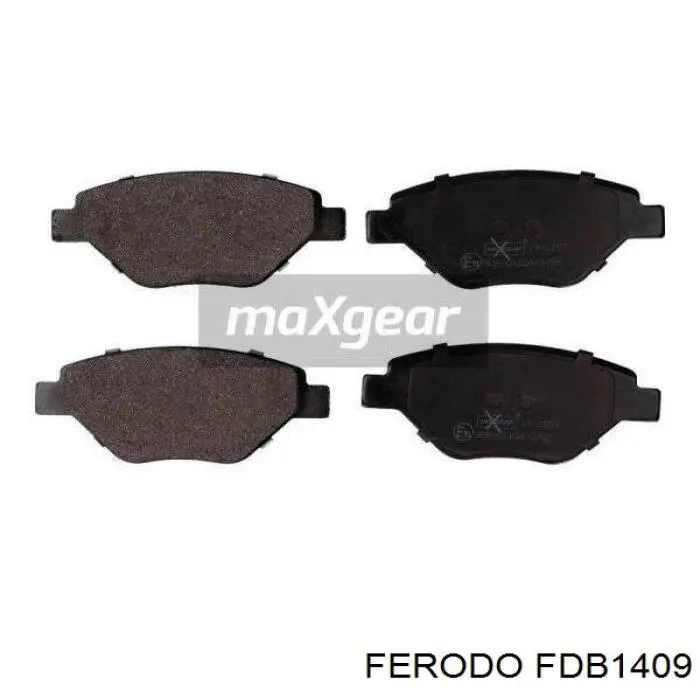 FDB1409 Ferodo колодки гальмівні передні, дискові
