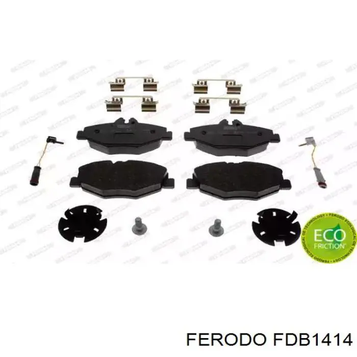 FDB1414 Ferodo Передні гальмівні колодки