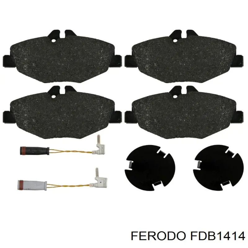 Тормозні колодки Ferodo FDB1414