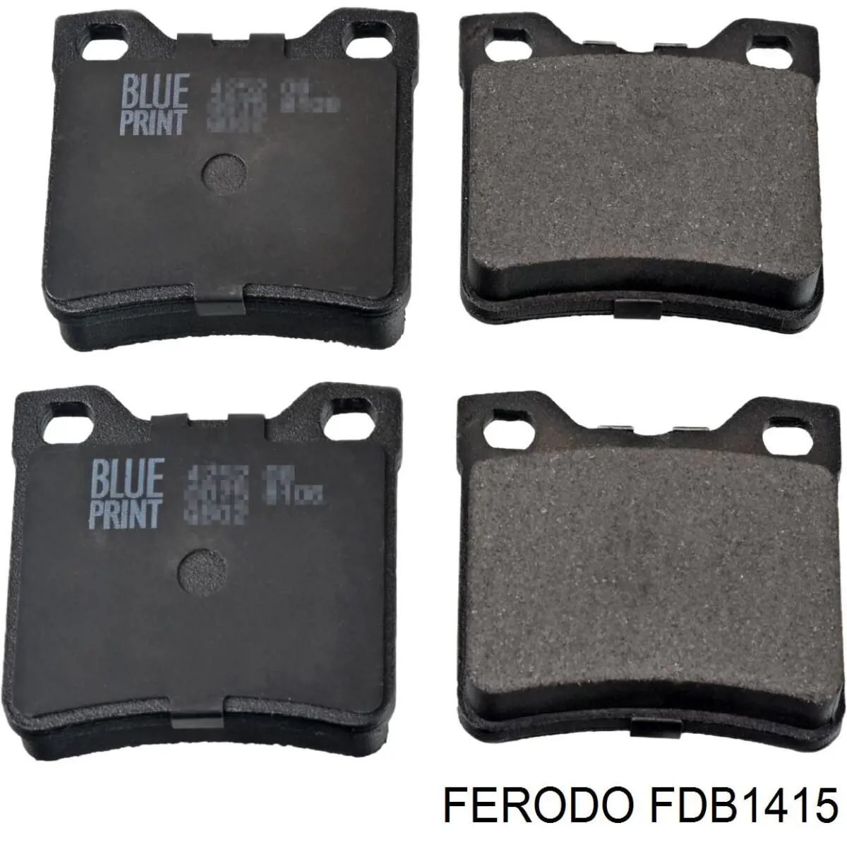Задні гальмівні колодки Ferodo FDB1415 ціна, від 16.25 USD
