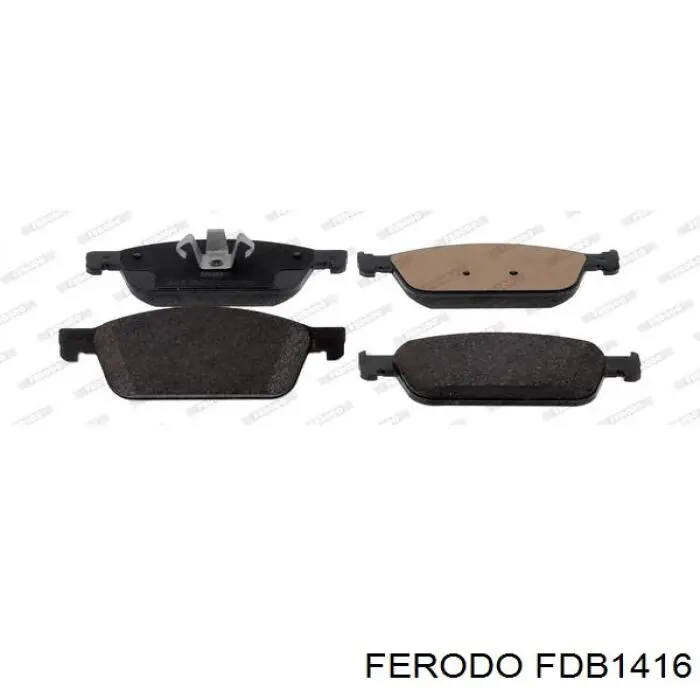 Задні гальмівні колодки FDB1416 Ferodo