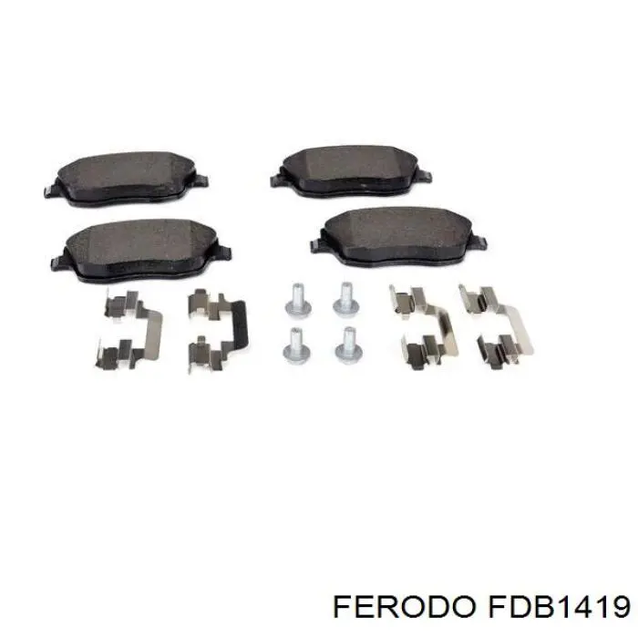 Купити FDB1419 Ferodo Колодки гальмівні передні, дискові