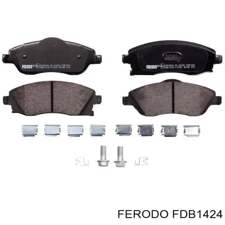 FDB1424 Ferodo колодки гальмівні передні, дискові