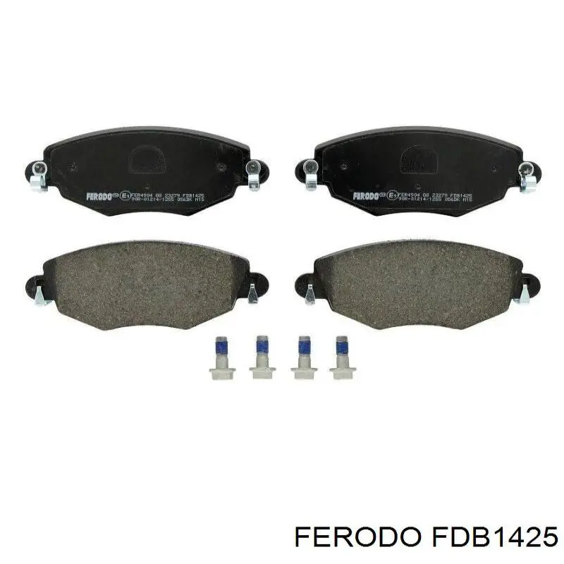 FDB1425 Ferodo колодки гальмівні передні, дискові