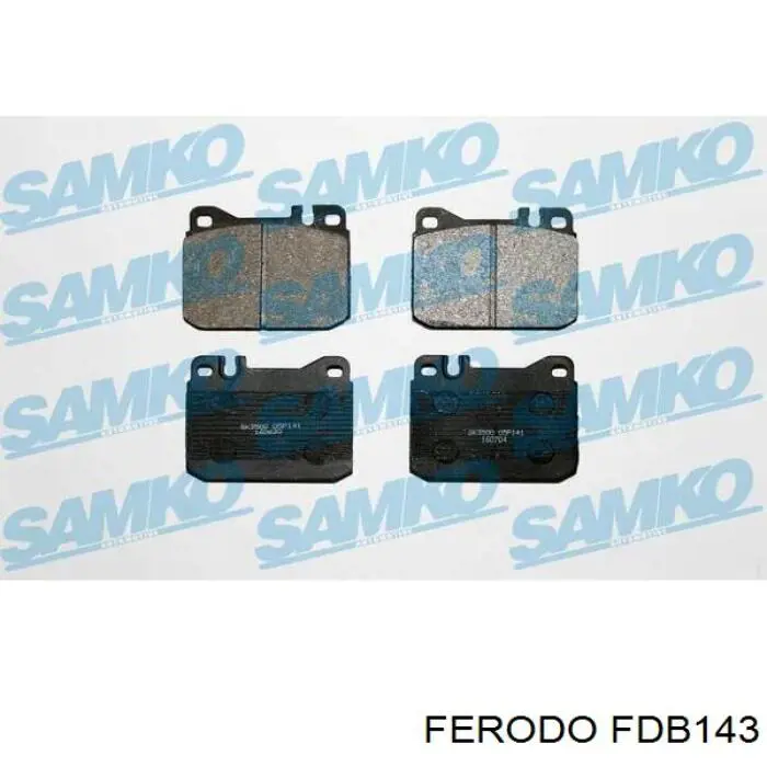 Гальмівні колодки Ferodo FDB143 ціна, від 16.67 USD