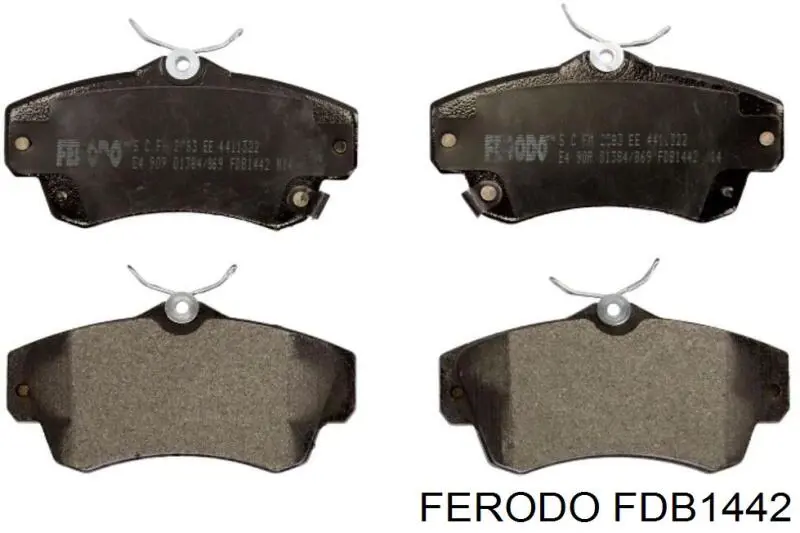 FDB1442 Ferodo колодки гальмівні передні, дискові