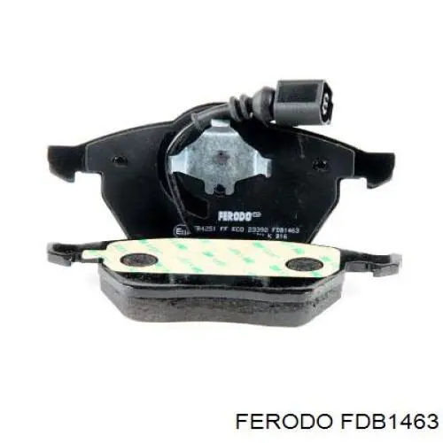 FDB1463 Ferodo колодки гальмівні передні, дискові