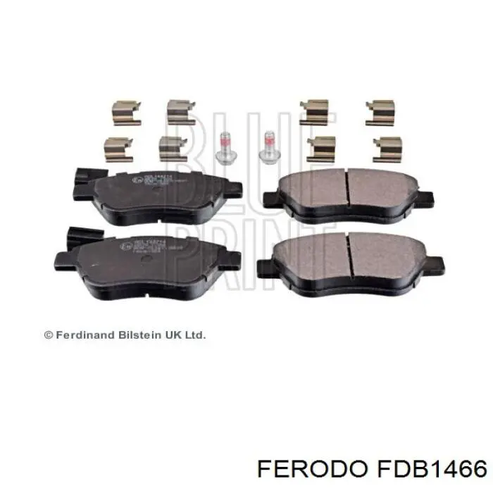 Гальмівні колодки Ferodo FDB1466 ціна, від 25.60 USD