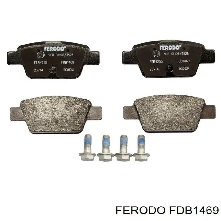 Задні гальмівні колодки Ferodo FDB1469 ціна, від 21.13 USD