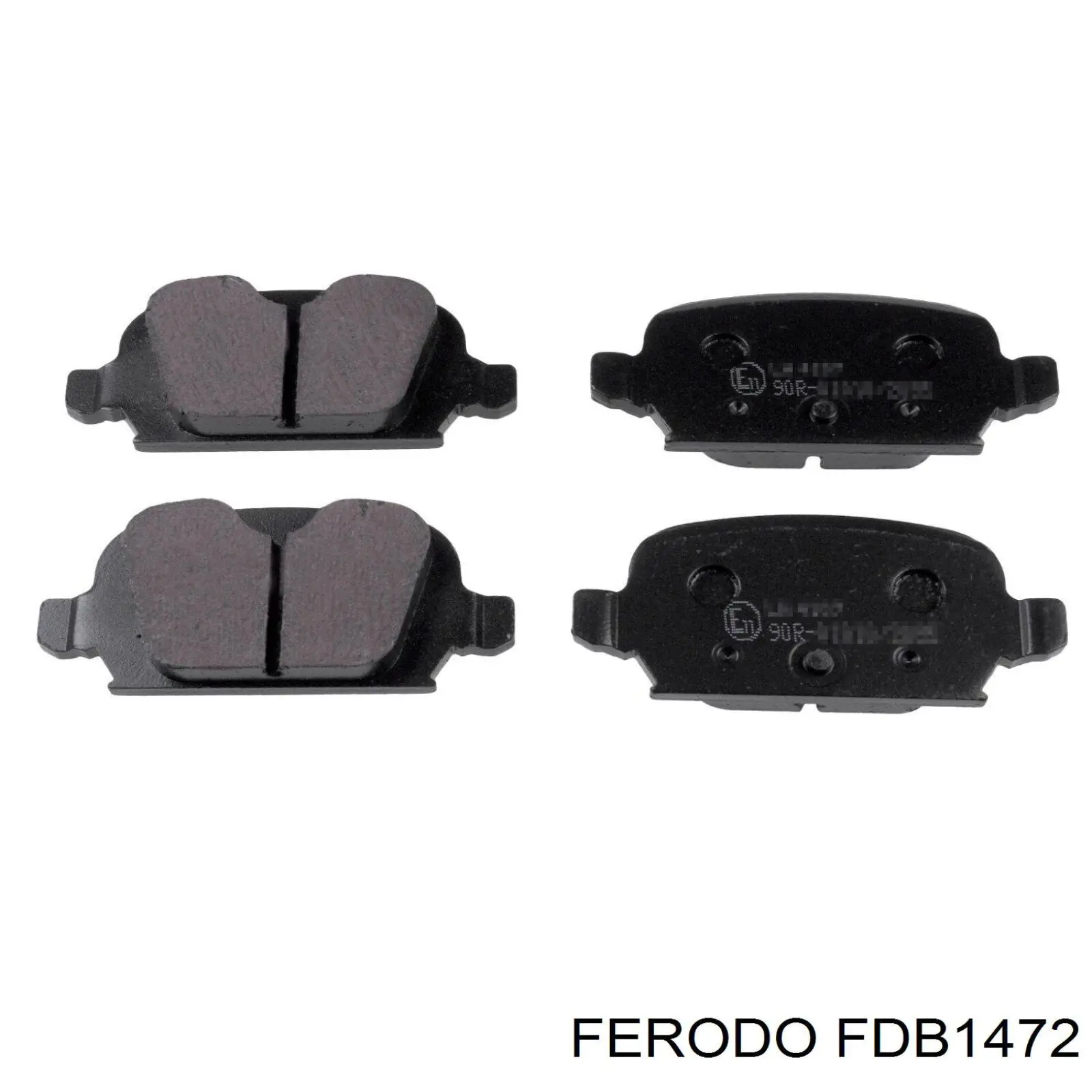 Задні гальмівні колодки Ferodo FDB1472 ціна, від 16.18 USD