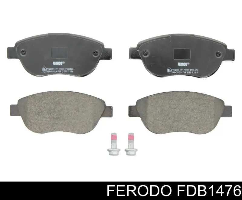Купити FDB1476 Ferodo Колодки гальмівні передні, дискові