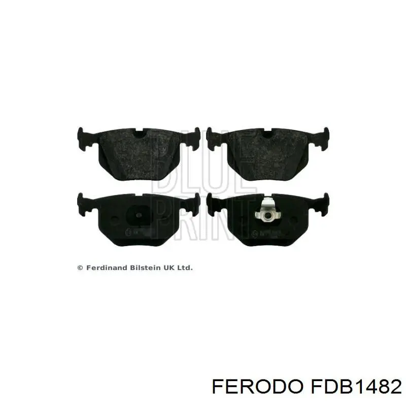 Задні дискові колодки Ferodo FDB1482