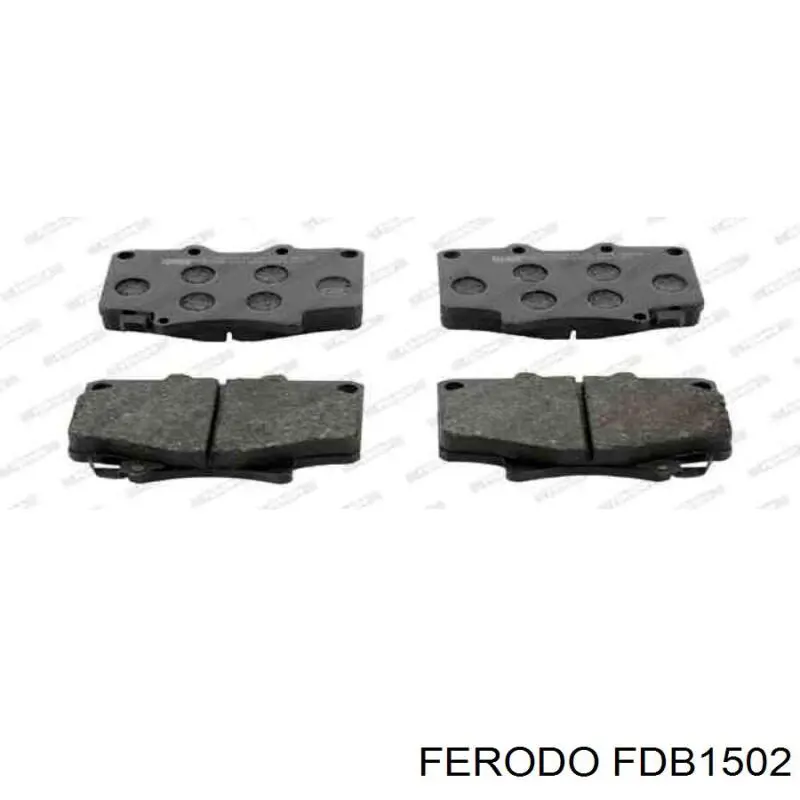 Купити FDB1502 Ferodo Колодки гальмівні передні, дискові