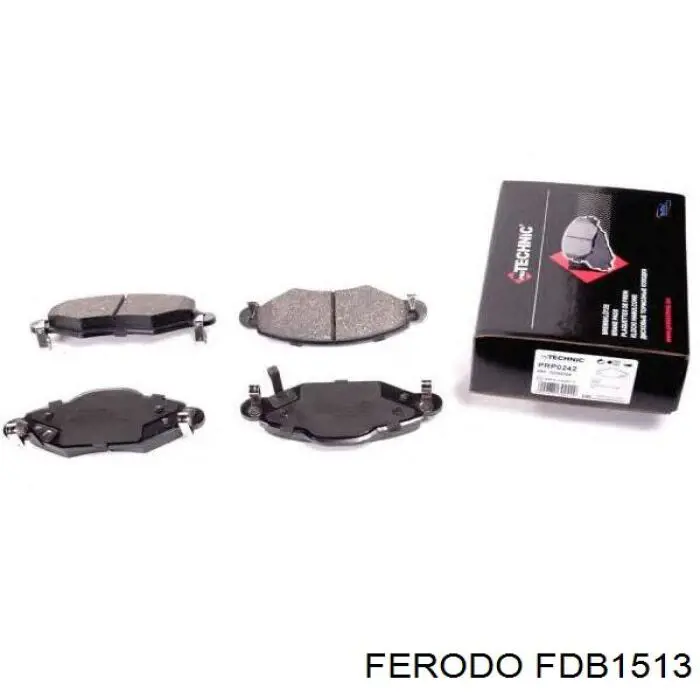 Купити FDB1513 Ferodo Колодки гальмівні передні, дискові