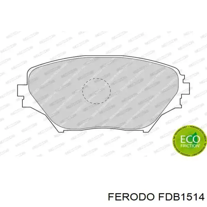 Гальмівні колодки Ferodo FDB1514 ціна, від 27.33 USD