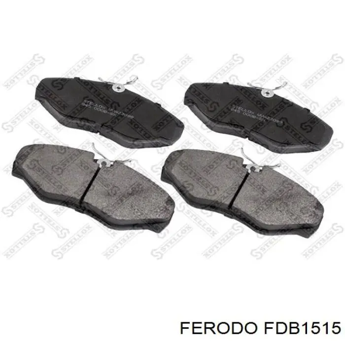 FDB1515 Ferodo Передні гальмівні колодки