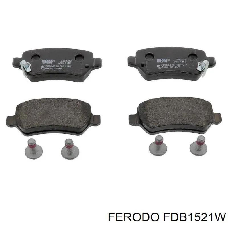 Купити FDB1521W Ferodo Задні колодки